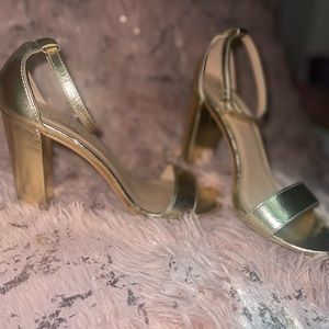 Gold heels